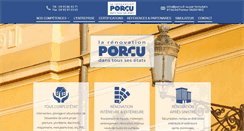 Desktop Screenshot of porcu.fr